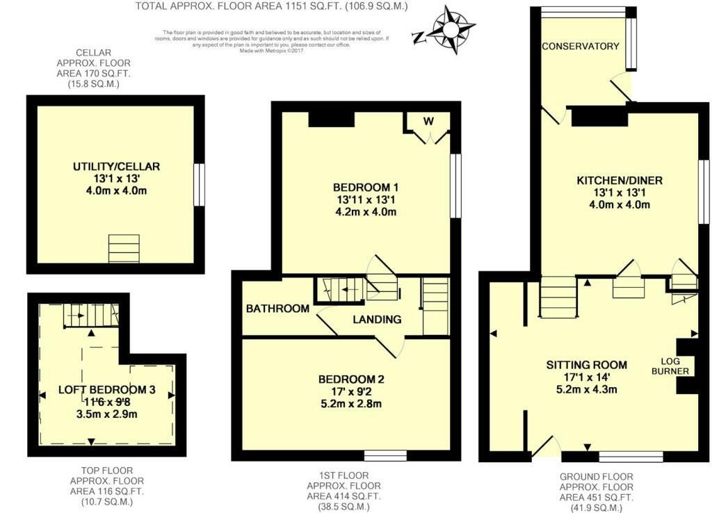 Floorplans For Potterne, Devizes