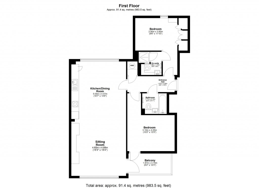 Floorplans For Wadswick Green, Corsham