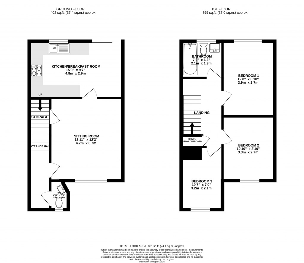 Floorplans For Charfield, Wotton Under Edge